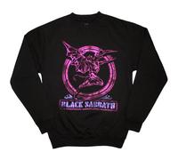 Rock Off officially licensed products Black Sabbath Neon Rosa Henry Oversized Sweatshirt XL