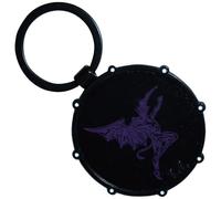 Rock Off officially licensed products Black sabbath Wavy Logo And Daemon Drum Double Sided Schlüsselring Keychain One Size