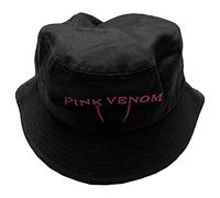 Rock Off officially licensed products Blackpink Bucket Hat Rosa Venom Logo Nue offiziell Unisex Schwarz Small/Medium