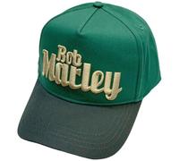 Rock Off officially licensed products Bob Marley Text Logo Baseball Cap One Size