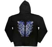 Rock Off officially licensed products Bring Me The Horizon Blau Crow Wings Zipped Kapuzenpullover L