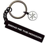 Rock Off officially licensed products Bring Me The Horizon Text Logo 6 Point Star Charm Schlüsselring Keychain One Size