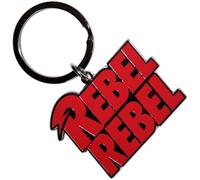 Rock Off officially licensed products David Bowie Rebel Rebel Schlüsselring Keychain One Size