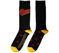 Rock Off officially licensed products David Bowie Stars Logo Ankle Socken One Size