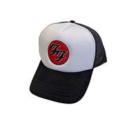 Rock Off officially licensed products Foo Fighters Baseball Cap FF Band Logo Nue offiziell Schwarz Trucker One Size