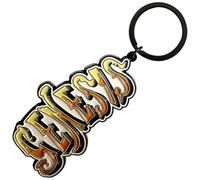 Rock Off officially licensed products Genesis Orange Classic Logo Schlüsselring Keychain One Size