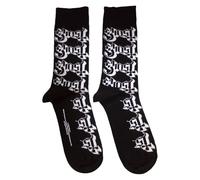 Rock Off officially licensed products Ghost Band Logo Pattern Ankle Socken Ankle UK Size 7-11