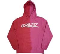 Rock Off officially licensed products Gorillaz Kapuzenpullover Two Tone Brush Band Logo Nue offiziell Herren Rot S