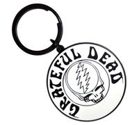 Rock Off officially licensed products Grateful Dead Steal Your Face Mono Schwarz Schlüsselring Keychain One Size