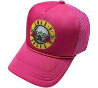Rock Off officially licensed products Guns N' Roses Baseball Cap Classic Band Logo Nue offiziell Rosa Trucker One Size