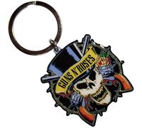 Rock Off officially licensed products Guns N' Roses Top Hat Schlüsselring Keychain One Size