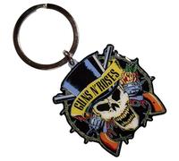 Rock Off officially licensed products Guns N' Roses Top Hat Schlüsselring Keychain One Size