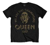 Rock Off officially licensed products Herren Queen We Are The Champions T-Shirt (1er Pack)