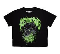 Rock Off officially licensed products Ice Nine Kills Wolf Band Logo Crop Top XXL