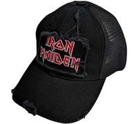 Rock Off officially licensed products Iron Maiden Scuffed Logo Snapback Trucker Cap One size