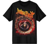 Rock Off Officially Licensed Products Judas Priest 'The Serpent' (schwarz) Unisex-T-Shirt, Schwarz, M