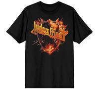 Rock Off Officially Licensed Products Judas Priest United We Stand Unisex-T-Shirt, Schwarz, M