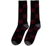 Rock Off officially licensed products KISS Band Logo Pattern Ankle Socken One Size