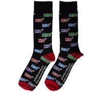 Rock Off officially licensed products KISS Coloured Logos Pattern Ankle Socken One Size