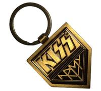 Rock Off officially licensed products KISS Gold Army Pennant Double Sided Schlüsselring Keychain One Size