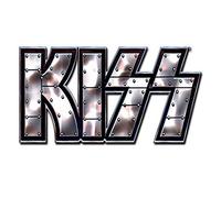 Rock Off officially licensed products KISS Stud Band Logo Pin Badge One Size
