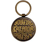 Rock Off officially licensed products Kreator Satan Is Real Band Logo Emblem Schlüsselring Schlüsselring One Size