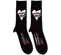 Rock Off officially licensed products Machine Gun Kelly Heart Face Ankle Socken One Size