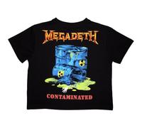 Rock Off Trade – Crop Top – Megadeth Contaminated – Rückenprint – Damen Größe S