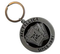 Rock Off officially licensed products Metallica 30th Anniversary Playing Card Schlüsselring Keychain One Size