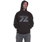 Rock Off Officially Licensed Products Metallica Charred 72 (M72) Männer Kapuzenpullover schwarz M