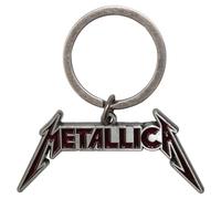 Rock Off officially licensed products Metallica Deep Rot Band Logo Schlüsselring Keychain One Size