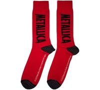 Rock Off officially licensed products Metallica Stressed Band Logo Ankle Socken One Size