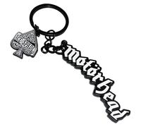 Rock Off officially licensed products Motorhead Band Logo Ace Of Spades Charm Keychain One Size