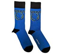 Rock Off officially licensed products Nirvana Ankle Socken Inverse Grunge Face (UK SIZE 7-11) UK Size 7-11