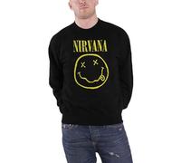 Rock Off officially licensed products Nirvana Gelb Grunge Face Sweatshirt S
