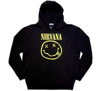 Rock Off officially licensed products Nirvana Yellow Happy Face offiziell Männer Kapuzenpullover (XX-Large)