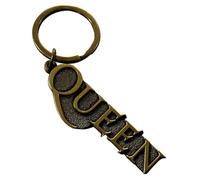 Rock Off officially licensed products Queen Gold Band Logo Schlüsselring Keychain One Size