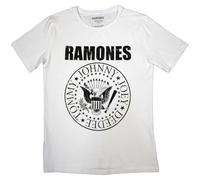 Rock Off officially licensed products Ramones Presidential Seal Damen Boyfriend Fit T Shirt S