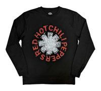 Rock Off officially licensed products Red Hot Chili Peppers Scribble Asterisk Sweatshirt L