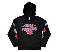Rock Off officially licensed products Red Hot Chili Peppers Shock Logo Zipped Kapuzenpullover XL