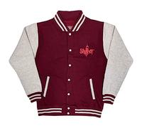 Slipknot Jacke 9 Point Star Band Logo Nue offiziell Unisex Maroon Varsity S
