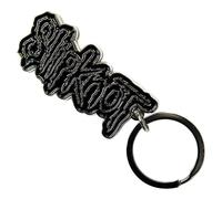 Rock Off officially licensed products Slipknot Schwarz Logo Schwarz Border Band Logo Schlüsselring Keychain One Size