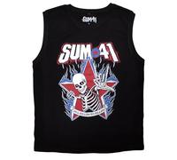 Rock Off officially licensed products Sum 41 All Killer No Filler Skeleton Tank Top S