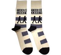 Rock Off officially licensed products The Beatles Abbey Road Crossing Knöchelsocken, Einheitsgröße, beige, Einheitsgröße