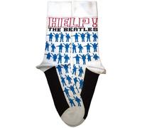 Rock Off officially licensed products The Beatles Help Silhouettes Repeat Ankle Socken One Size