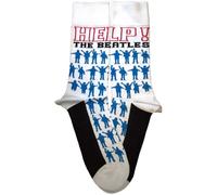 Rock Off officially licensed products The Beatles Help Silhouettes Repeat Ankle Socken One Size