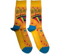 Rock Off officially licensed products The Beatles Magical Mystery Tour Knöchelsocken, Einheitsgröße, Orange, Einheitsgröße