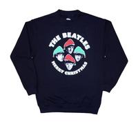 Rock Off officially licensed products The Beatles Xmas Hats Sweatshirt L