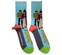 Rock Off officially licensed products The Beatles Yellow Submarine and Band Ankle Socks One Size, blau, Einheitsgröße