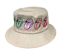 Rock Off officially licensed products The Rolling Stones Bucket Hat Mehrfarbig Tongue Pattern Nue offiziell Unisex Large/X-Large